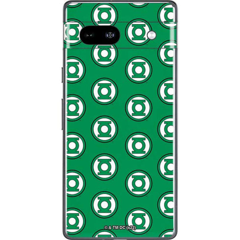 DC Comics Green Lantern Logo Pattern Google Pixel 7a Skin